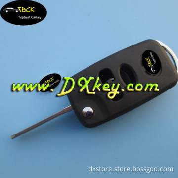 3 buttons car key shell for flip remote key corolla Toyota Vios
